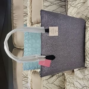 Kate Spade Joeley Tote in Dusk Navy Glitter! NWT! Gorgeous!